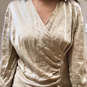 Ann Taylor Champagne Blouse